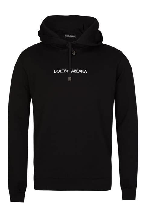 dolce and gabbana hoodie black